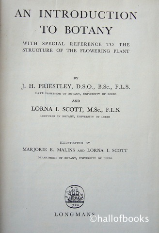 An Introduction To Botany With Special Reference to the Structure of the Flowering Plant.