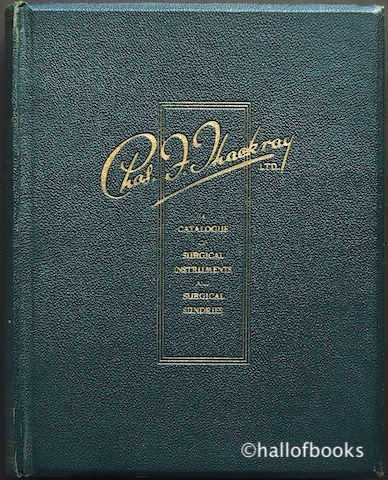A Catalogue of Surgical Instruments and Surgical Sundries