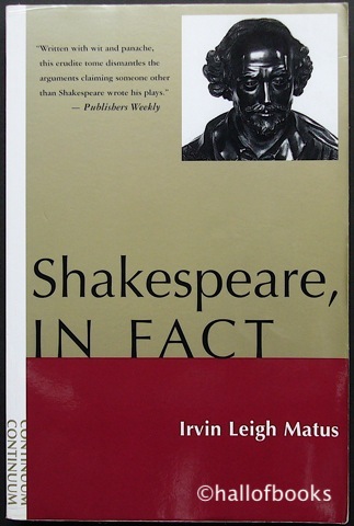 "Shakespeare, In Fact"