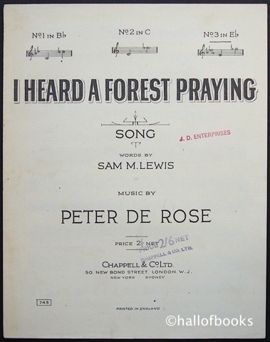 I Heard A Forest Praying