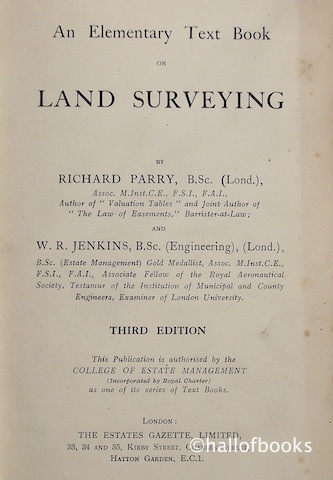 An Elementary Text Book On Land Surveying