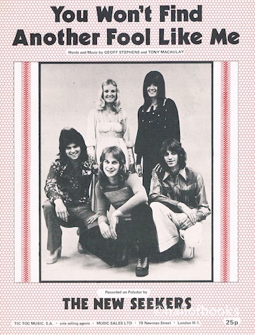 You Won't Find Another Fool Like Me. Recorded by The New Seekers