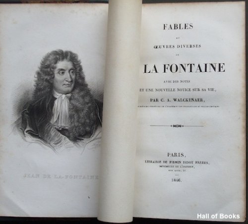 Fables et Oeuvres Diverses de J. La Fontaine avec des notes et une Nouvelle Notice sur sa vie