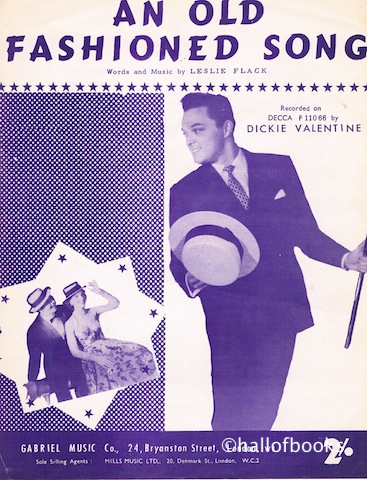 "An Old Fashioned Song, recorded by Dickie Valentine"