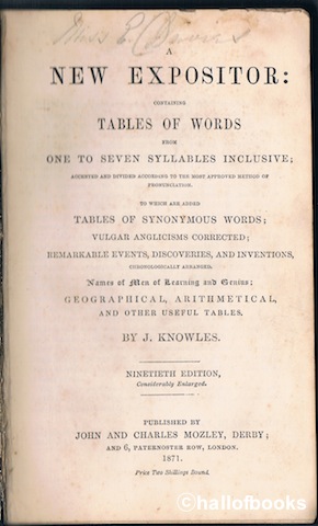 A New Expositor