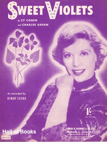 "Sweet Violets, recorded by Dinah Shore"