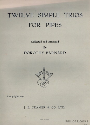 Twelve Simple Trios For Pipes