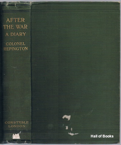 After The War: London-Paris-Rome-Athens-Prague-Vienna-Budapest-Bucharest-Berlin-Sofia-Coblenz-New York-Washington: A Diary