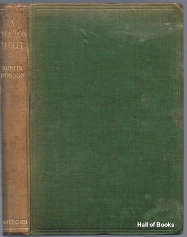A Bookman's Budget