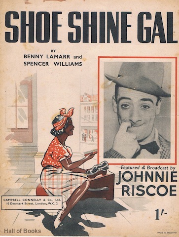 "Shoe Shine Gal, featured and broadcast by Johnnie Riscoe"
