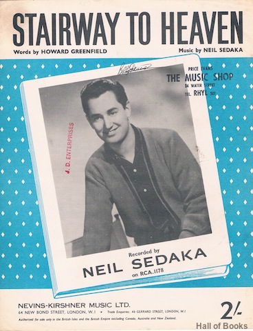 "Stairway To Heaven, recorded by Neil Sedaka"