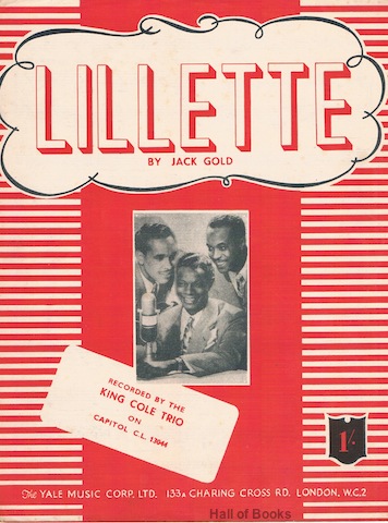 "Lillette, Recorded By The King Cole Trio"