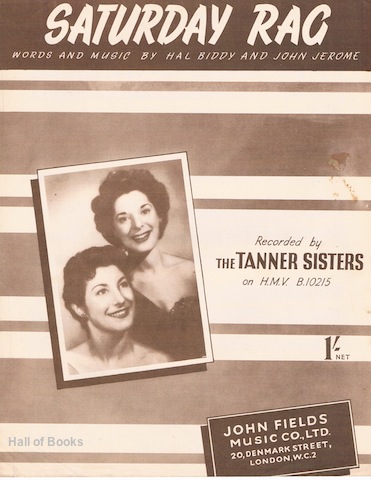 "Saturday Rag, recorded by the Tanner Sisters"