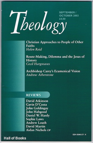 Image for Theology September/October 2003 Theology September/October 2003