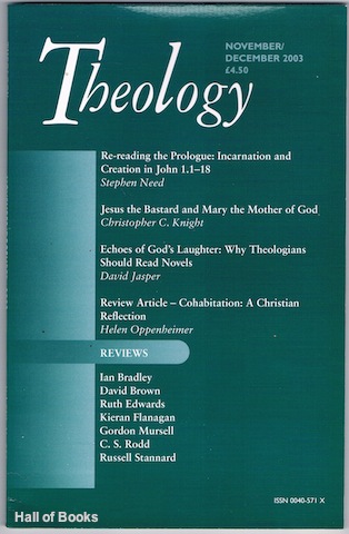 Image for Theology November/December 2003 Theology November/December 2003