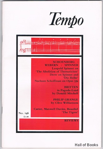 Tempo: A Quarterly Review Of Modern Music. No.146 - September 1983