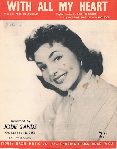 With All My Heart: Recorded By Jodie Sands