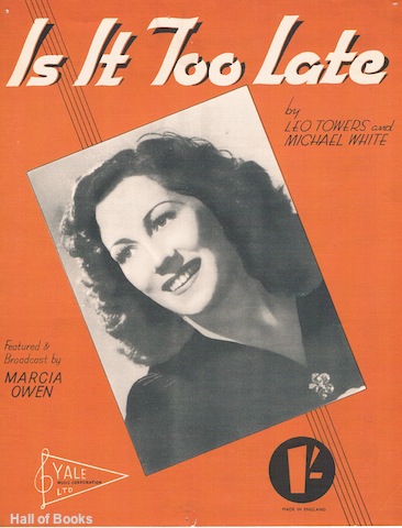 Is It Too Late Featured and Broadcast by Marcia Owen