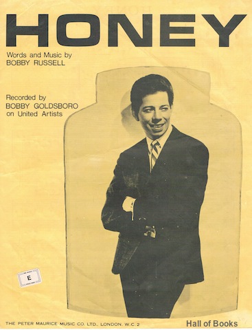 Image for Honey. Recorded By Bobby Goldsboro Honey. Recorded By Bobby Goldsboro