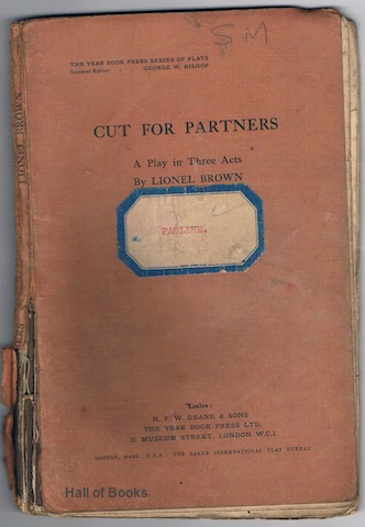 Cut For Partners: A Play In Three Acts