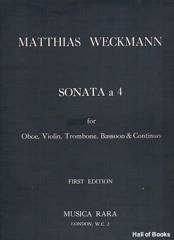 "Sonata a 4 for Oboe, Violin, Trombone, Basson & Continuo"