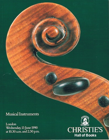 Musical Instruments. Wednesday 13th June 1990