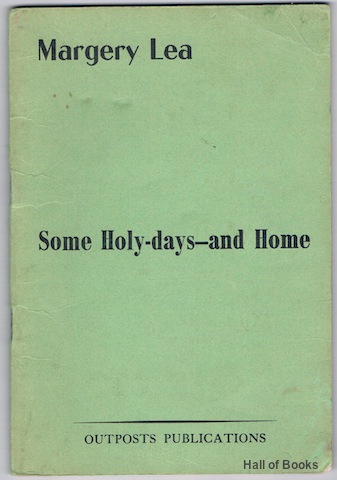 Some Holy-days - and Home