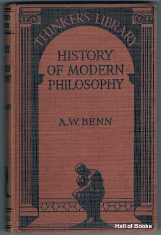 History Of Modern Philosophy (The Thinker's Library)