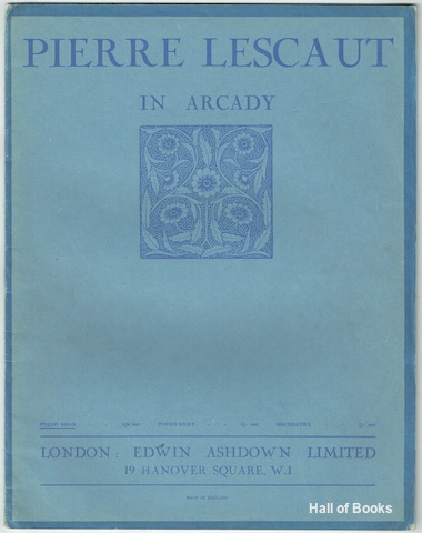 In Arcady: Four Tone Pictures For Piano. Piano Solo