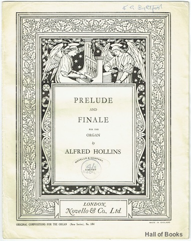 Prelude And Finale For The Organ (Original Compositions For The Organ - New Series - No. 184)