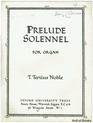 Prelude Solennel For Organ