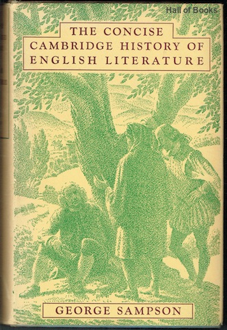 The Concise Cambridge History Of English Literature