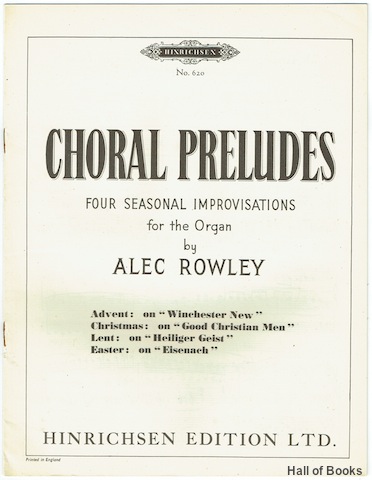 Choral Preludes: Four Seasonal Improvisations For The Organ