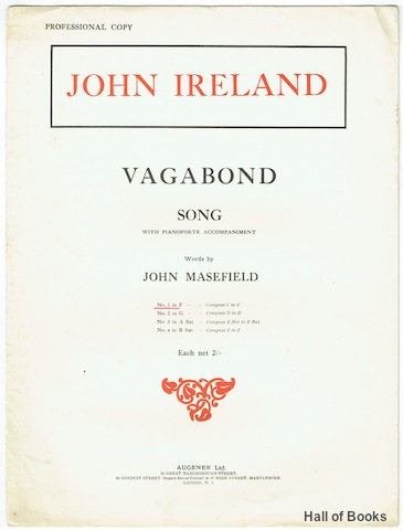 Vagabond Song With Pianoforte Accompaniment: No. 1 In F - Compass C to C