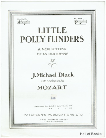 Little Polly Flinders: A New Setting Of An Old Rhyme. Piano and Vocal Score No. 2 Key F