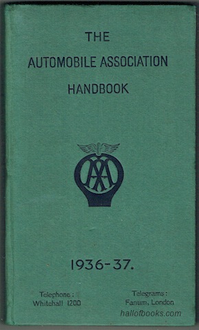 The Automobile Association Handbook 1936-37
