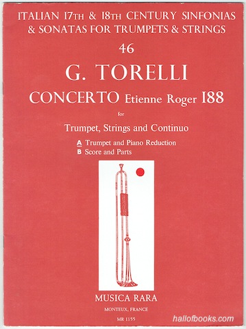 "Concerto Etienne Roger 188 For Trumpet, Strings and Continuo: Trumpet and Piano Reduction"