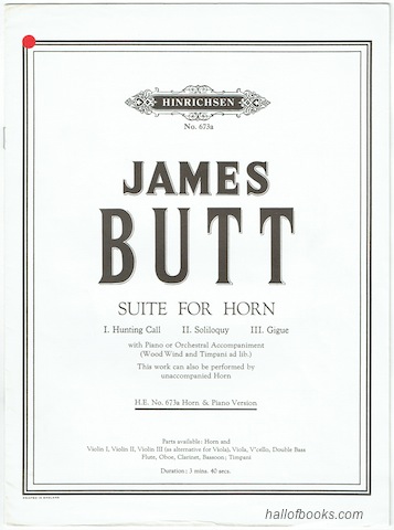 Suite For Horn: Hunting Call; Soliloquy; Gigue: H.E. No. 673a Horn & Piano Version