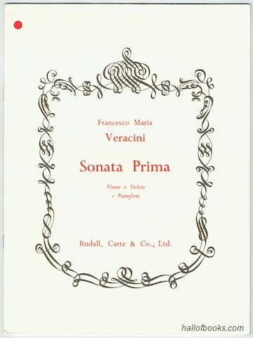 Sonata Prima For Flute Or Violin And Piano
