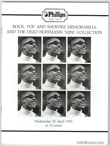 "Rock, Pop And Showbiz Memorabilia And The Dezo Hoffmann 'Mini' Collection: Wednesday 22nd April 1992"