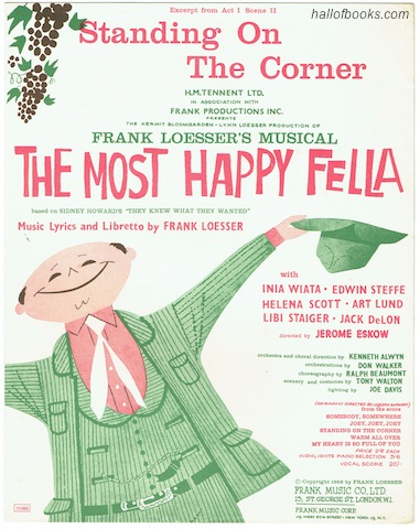 "Standing On The Corner, from The Most Happy Fella"