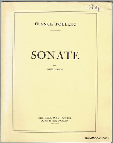 Sonate Pour Deux Pianos