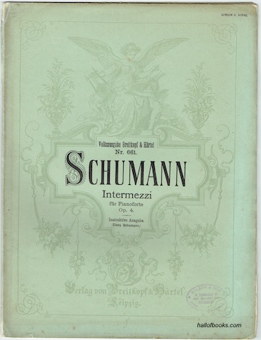 Intermezzi fur Pianoforte Op. 4 (Volksausgabe Breitkopf & Hartel Nr. 661)
