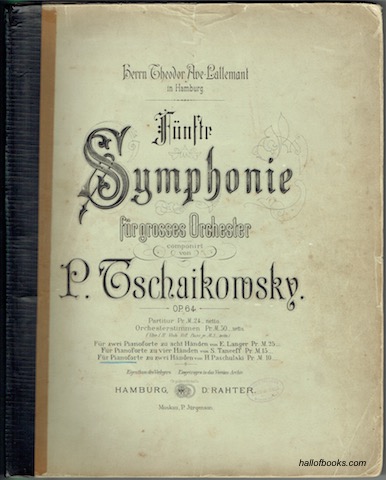 Funftr Symphonie for grosses Orchester, Op. 64: Fur Pianoforte zu zwei Handen von H. Paschulski