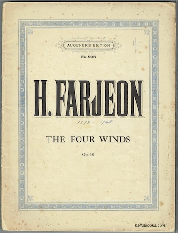 The Four Winds Op. 18. Piano Solo (Augener's Edition No. 5167).