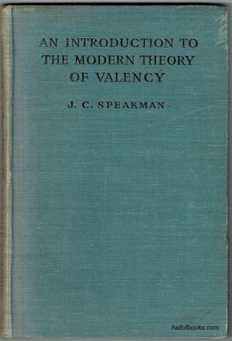 Image for An Introduction To The Modern Theory Of Valency An Introduction To The Modern Theory Of Valency