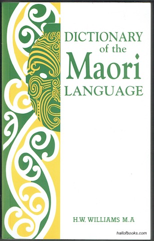 Image for Dictionary of the Maori Language Dictionary of the Maori Language