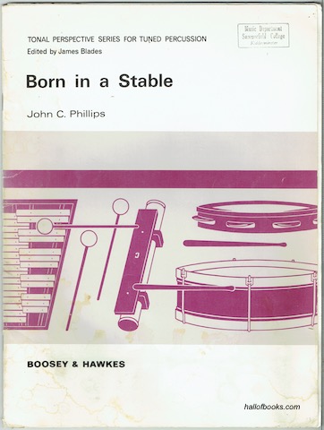Born In A Stable: Full Score and Parts (Tonal Perspective Series For Tuned Percussion).