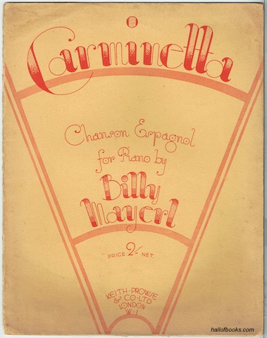 Carminetta: Chanson Espagnol for Piano