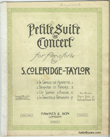 Petite Suite De Concert for Violin and Piano